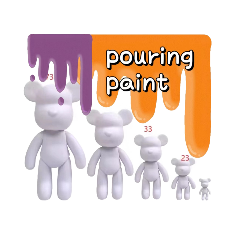 violent bear acrylic pouring fluid art paint Customize colors 60ml  120ml 240 ml  500 ml 1000ml acrylic pouring painting