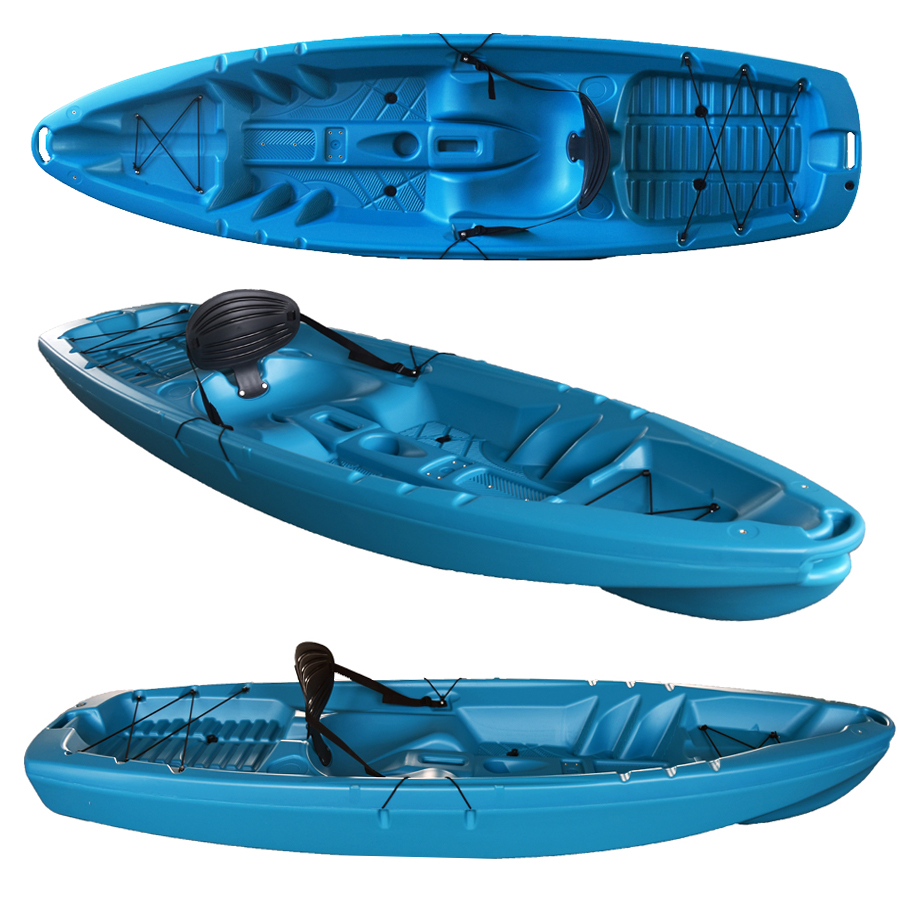 Китай, дешево, HDPE, пластиковая лодка, каноэ, односиденье, каяк, море, оптовая продажа от производителя