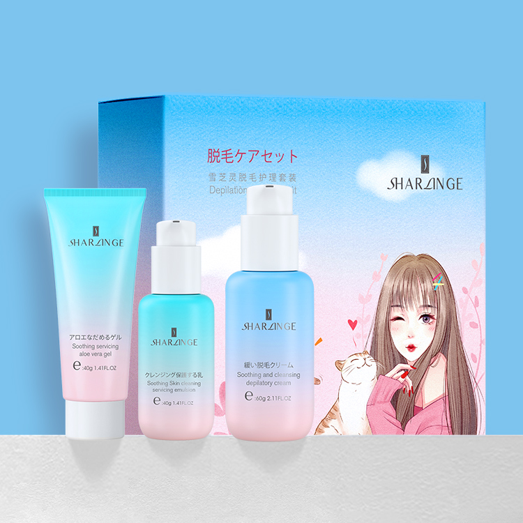 Wholesale Inhibit Growth Remove Mustache Set Bleach No Side Effects Face Permanent Women Organic Hair Removal Cream