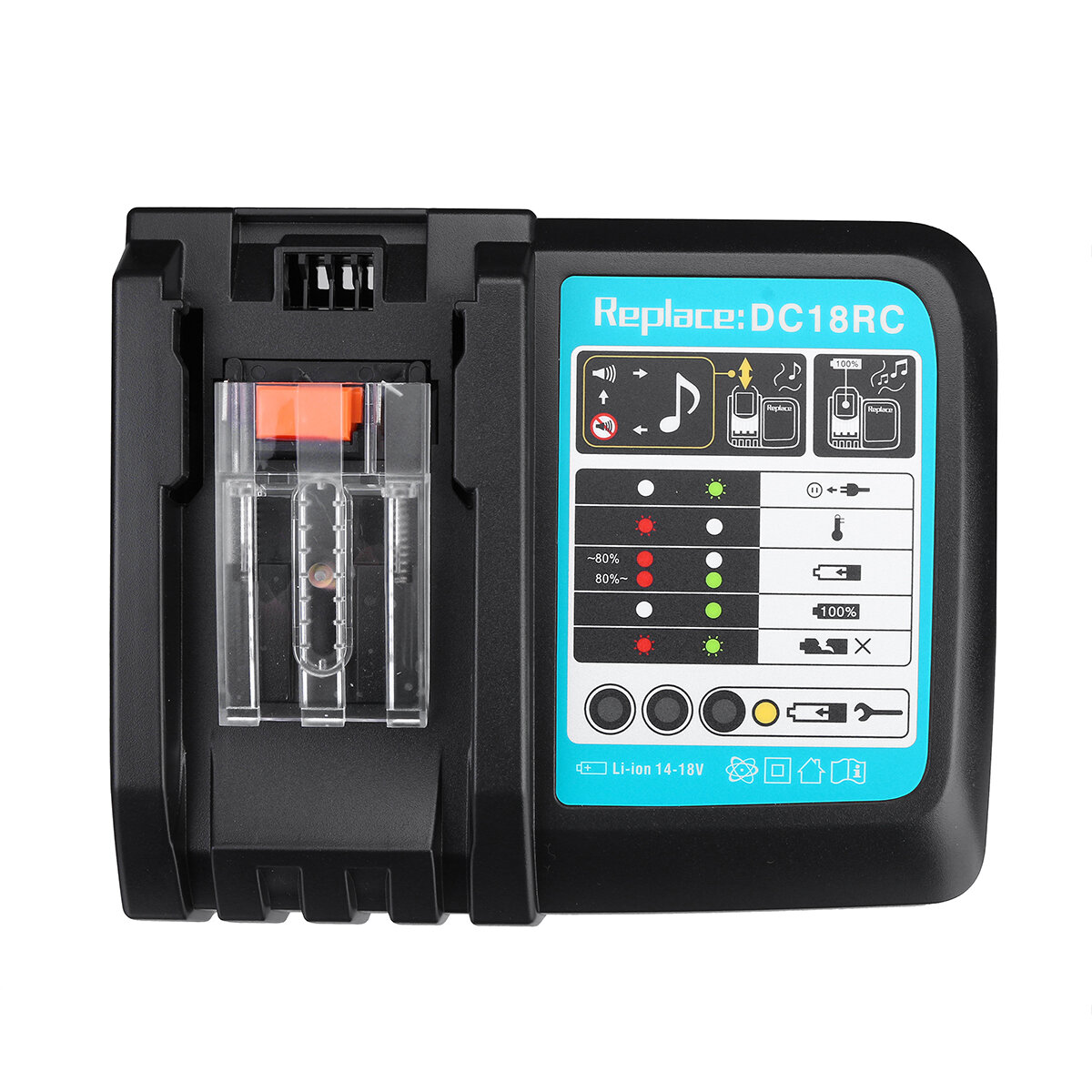 Зарядное устройство 18 в DC18RC для Makita bl1830 bl1840 bl1850 bl1860 аккумулятор 18 в электроинструменты зарядное устройство