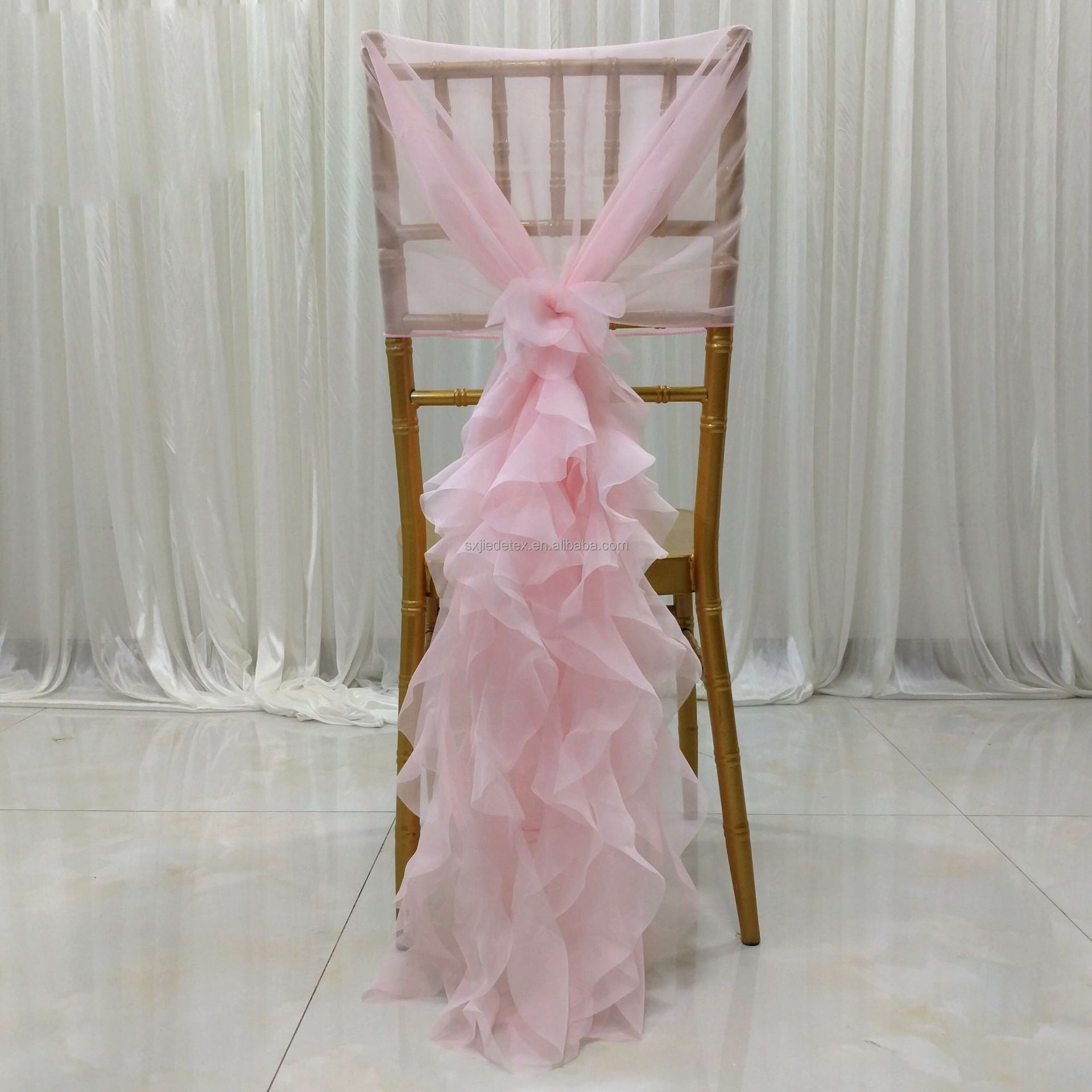 Hot Selling Hotel Engagement Decorative Polyester Spandex Chairs Cover Sashes For Weddings Banquet