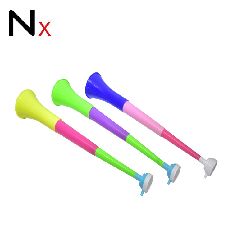 Nuoxin высокое качество футбольная игра Воздушный Рог пластиковый футбольный Вентилятор рекламный vuvuzela
