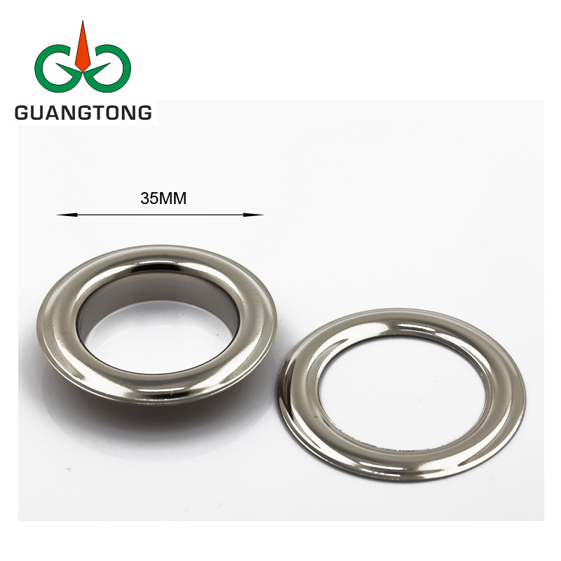 Good Quality 35mm Flat Edge Metal Eyelets for Shoebox or Tent
