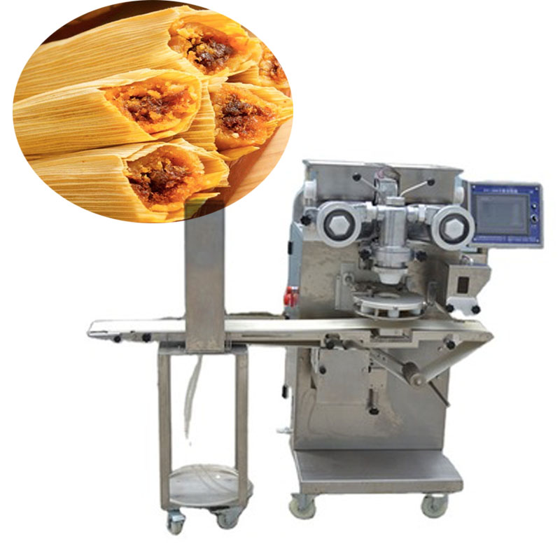 High capacity automatic tamales churros maker encrusting machine