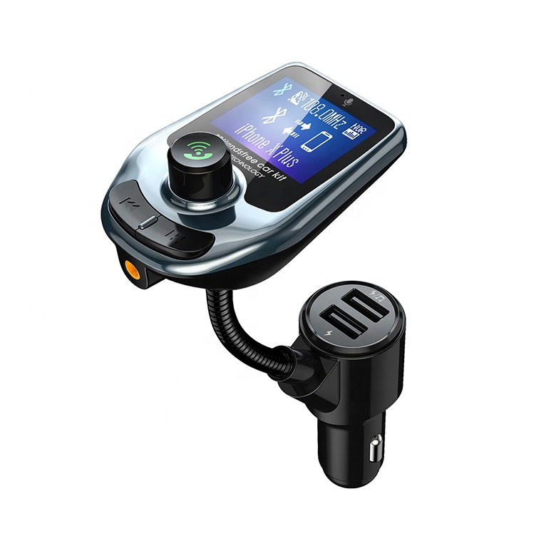 Автомобильный комплект беспроводной гарнитуры BT06 BT 5,0, Автомобильный MP3-плеер с FM-передатчиком, автомобильное зарядное устройство QC 3,0