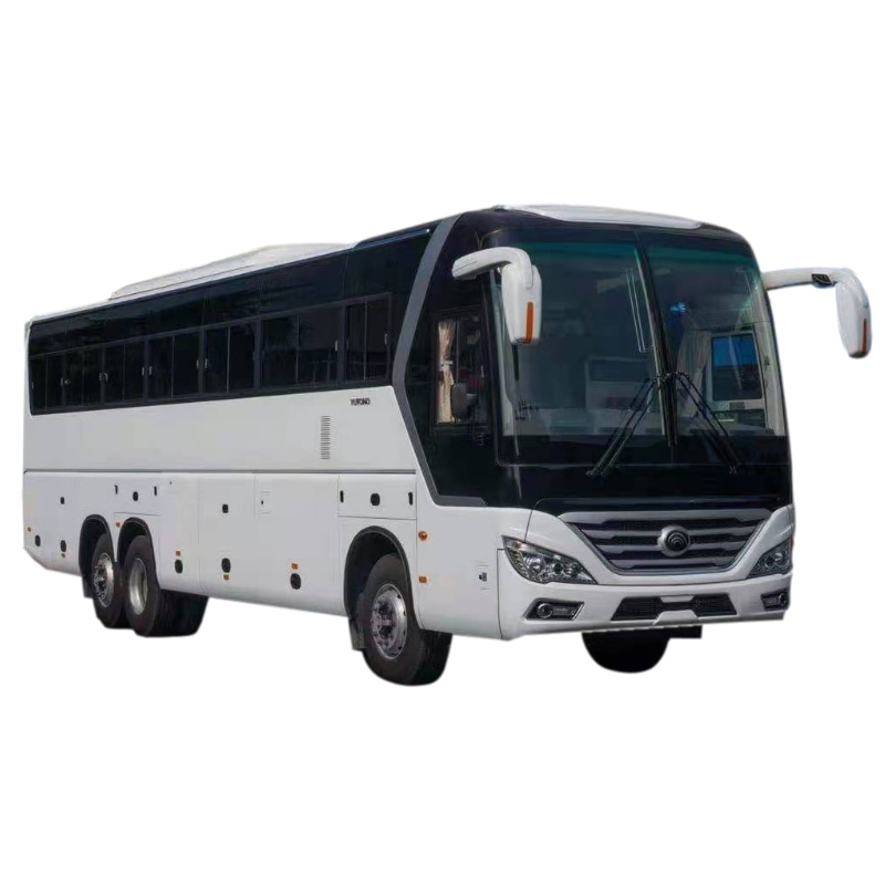 Двухосный туристический автобус YUTONG ZK6126, автобус для продажи, новый белый металлический дизельный корпус, цвет переднего двигателя