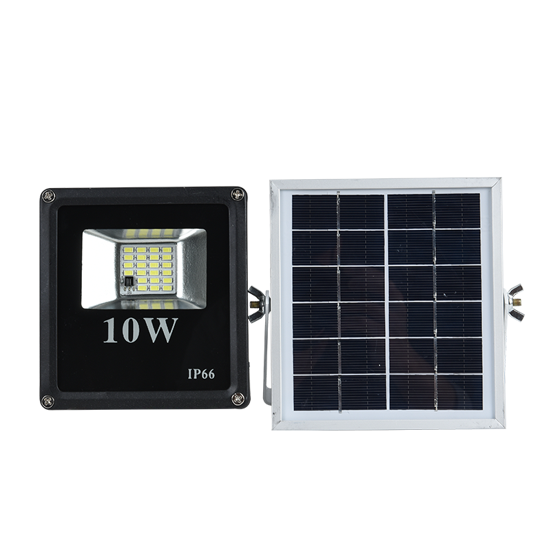 Black corundum type solar flood light