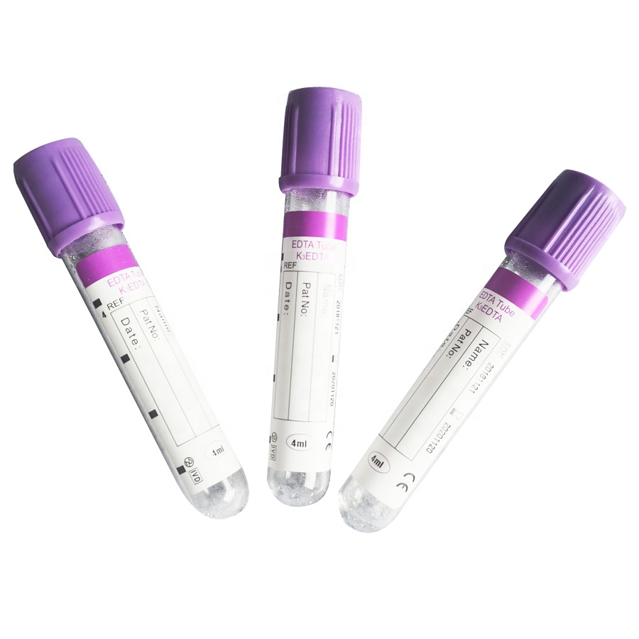 Edta k2 Vacutainer Blood Collection Tubes