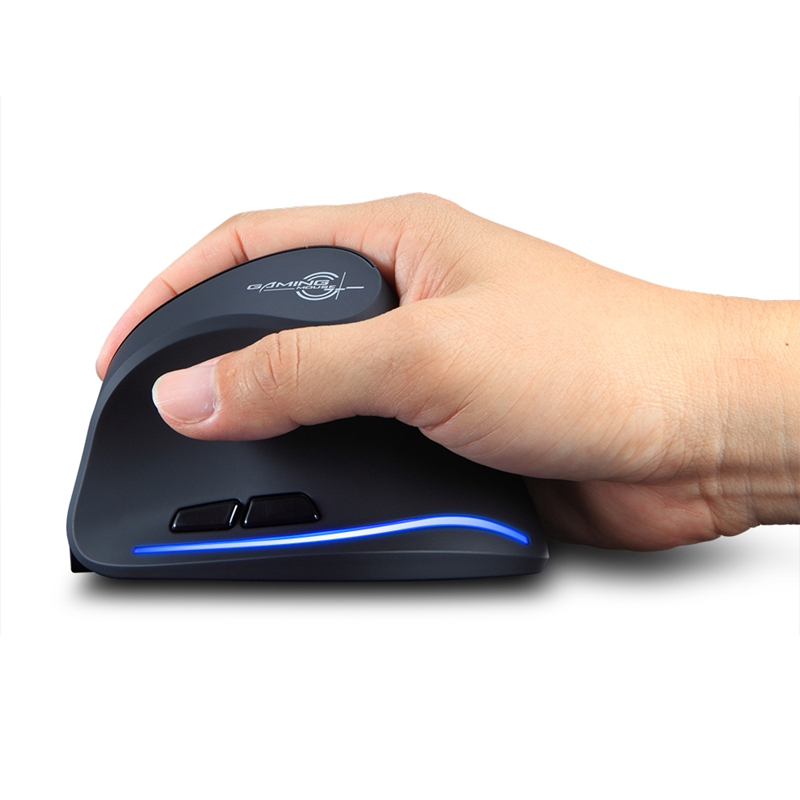 F-35 Amazon Top Seller zelotes 6 Buttons 3 Adjustable DPI Optical 2.4G Vertical Wireless Gaming Mouse