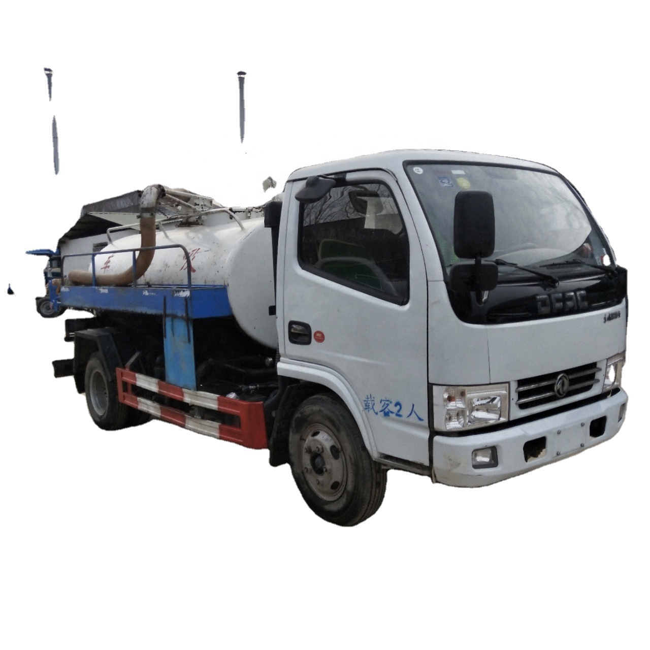Грузовики для всасывания канализации Guowu Dongfeng Dolica 5, грузовик для всасывания кубического навоза