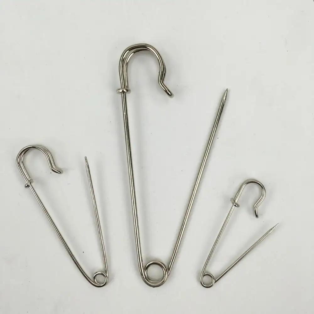 Extra Large Heavy Duty Stainless Steel Giant Safety Pins for Blankets Skirts Kilts Knitted Fabric Crafts
