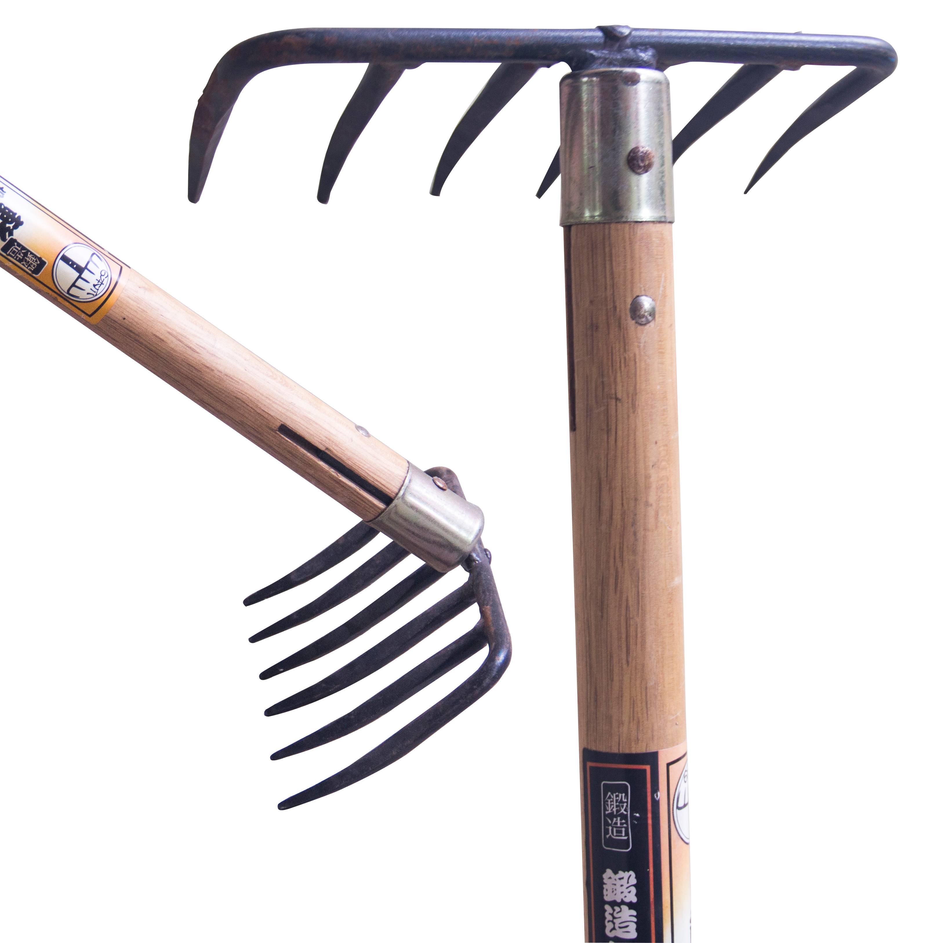 Free sample hot selling wooden handle lawn rake garden wooden cleaning rake
