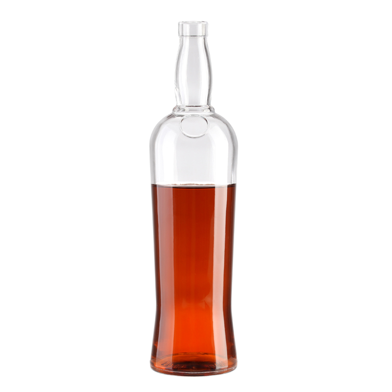 Custom luxury 350ml 500ml 700ml 750ml 1000ml Rum Vodka Whisky liquor gin A garrafa la spirit glass bottle