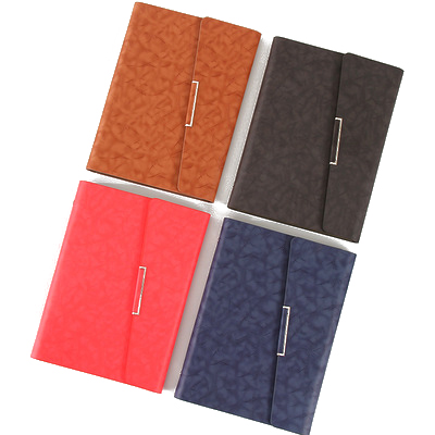 Custom A5 PU Leather Binder Diary Book Loose-Leaf Journal Paper Planner Notebook