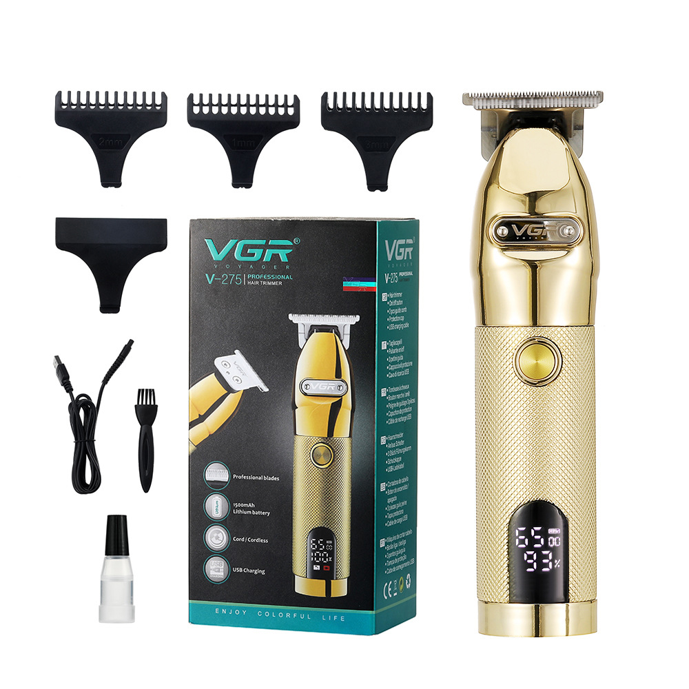 VGR V275 по низкой цене, профессиональный перезаряжаемый триммер для волос, набор для ухода за бородой, машинки для стрижки, запчасти для мужчин, парикмахерское оборудование