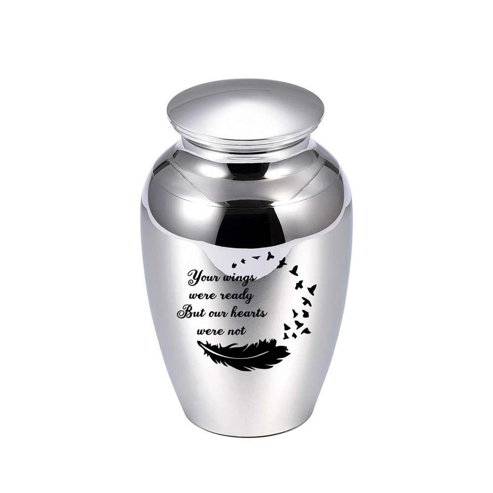 45x70mm Memorial Ashes Jewelry For Pet/Human Aluminum Alloy Cremation Ashes Urn Memorial Funeral Urns