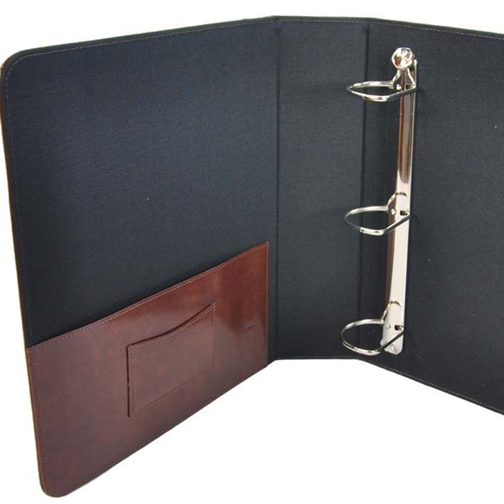 Wholesale PU Leather Wholesale 3 Ring Binders