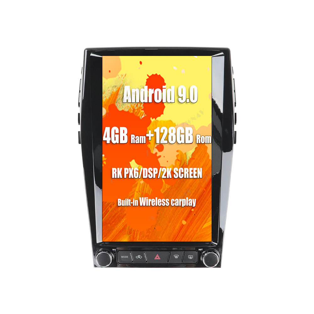 Для Ford EDGE 2015-2018 Tesla Style Android 9 автомобильный без DVD-плеера GPS-навигация Carplay головное устройство мультимедийный плеер Радио стерео