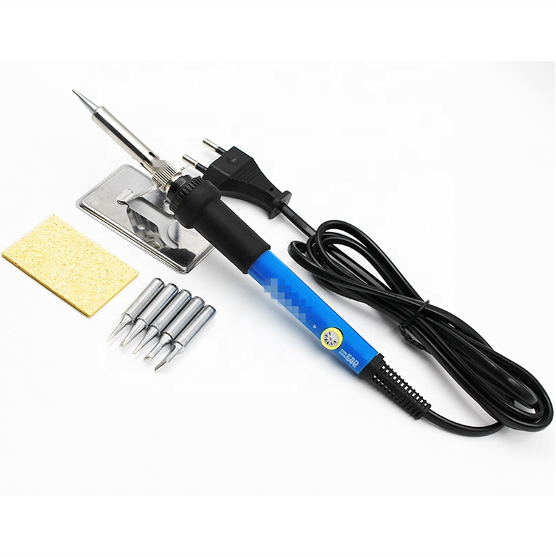 New Adjustable Temperature Electric Soldering Iron 220V 110V 60W Welding Solder Rework Station Heat Pencil Tips Repair Tool
