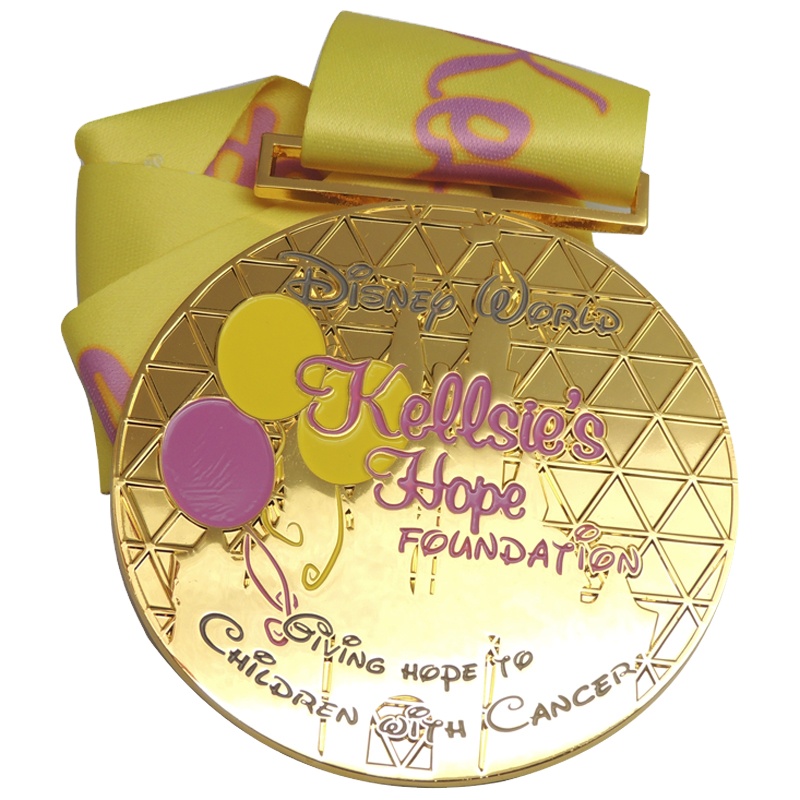 Customized With Ribbon Logo Gold Silver Copper Medals Metal Blank Sports Custom champions league medal
