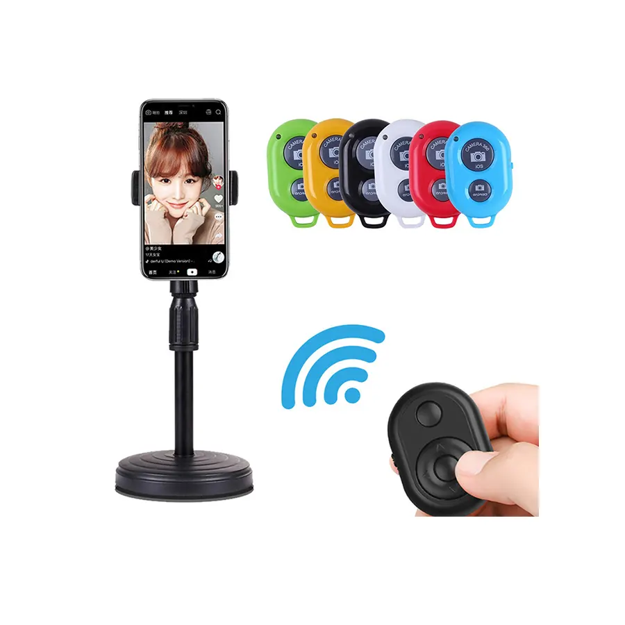 Cellphone Blue tooth remote control Universal IOS and Android wireless remote shutter for smartphone camera