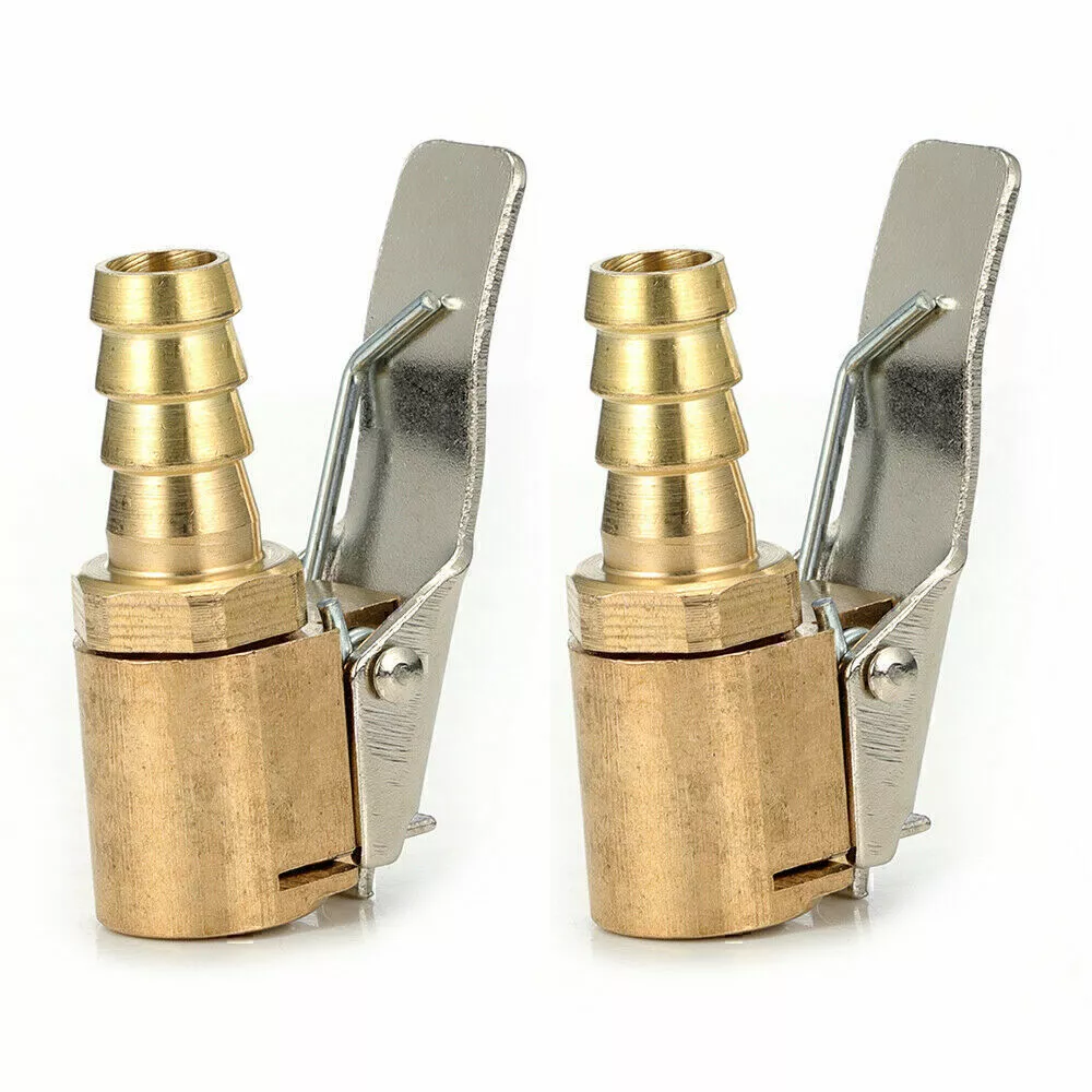 Heavy Duty Brass Air Chuck Set Closed Open Flow Tire Chuck for Inflator Gauge Compressor Accessories