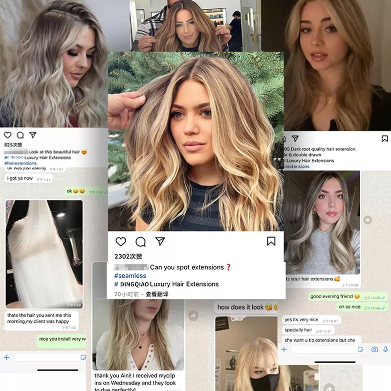 Invisible Tape Hair Extensions Remy Cuticle Skin Weft Injected Tape In Hair Extension 100% Human Virgin Hair