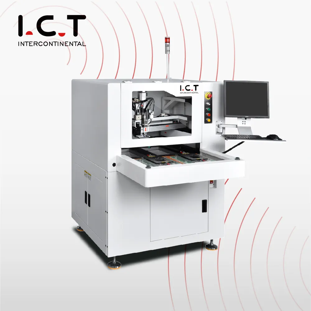 ICT49 PCB Laser Cutting Machine  PCB Cutting And Routing Machine  PCB Router Machine Separator Vision Manufacturer