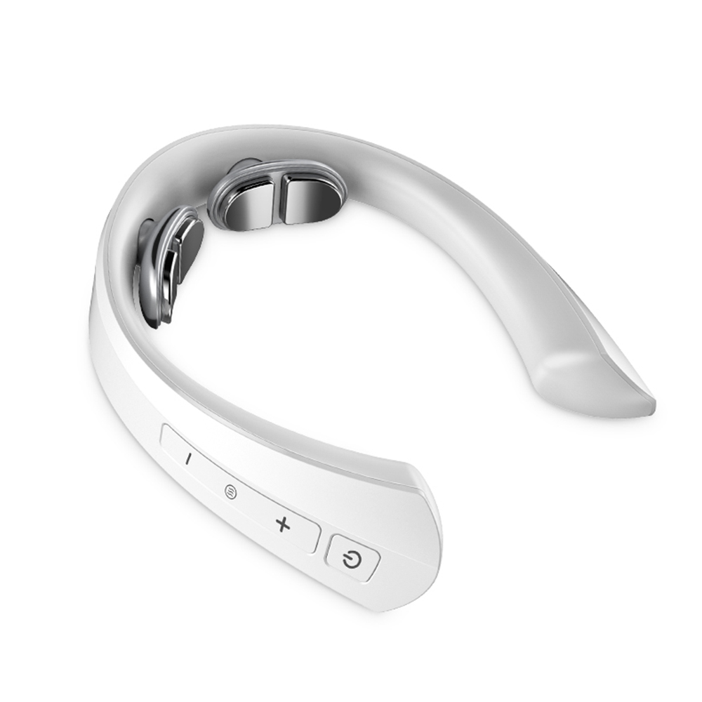 Drop Shipping Intelligent Wireless Electric Neck Massager Smart Shiatsu Heat Neck Shoulder Massager