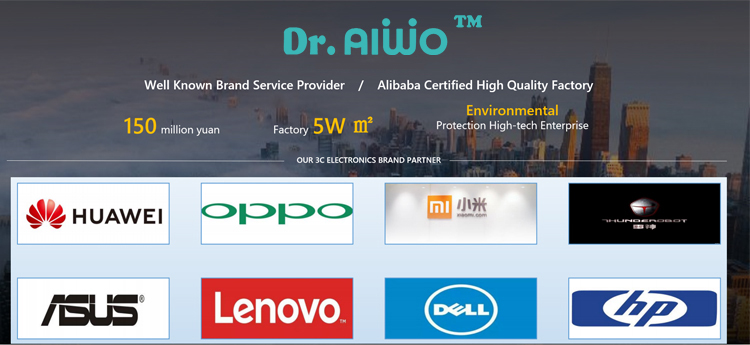 AIWO 100% Full Test ABS Material Computer Wireless Glowing Gaming LED Mouse