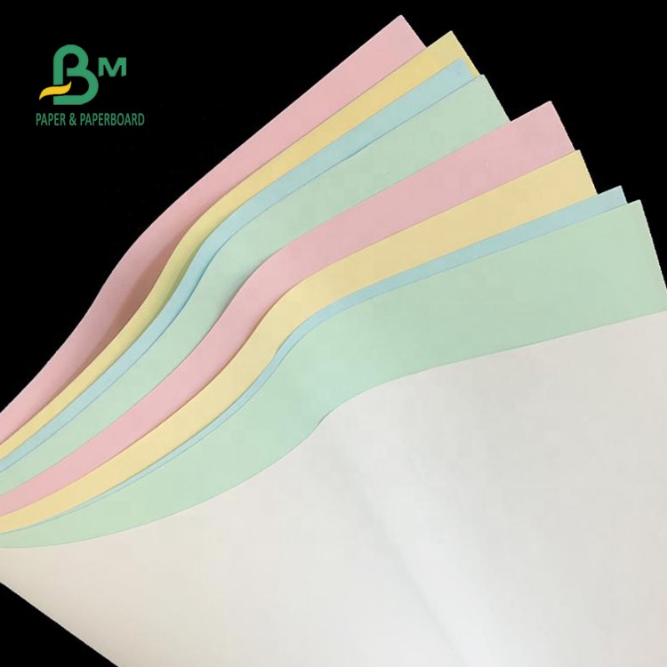 50g CB CFB CF NCR Carbonless Paper For Bank 9.5 * 11" Good Ink Absorption