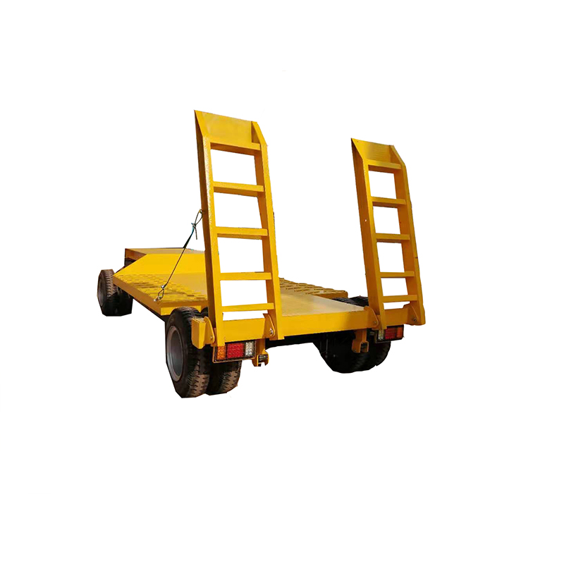 Heavy Duty Tractor Flat Board Trailer Harvester Flatbed Trailer