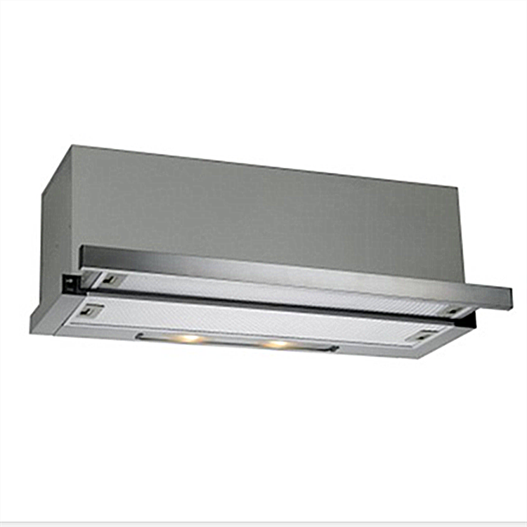 High performance stainless steel frame push-pull range hood