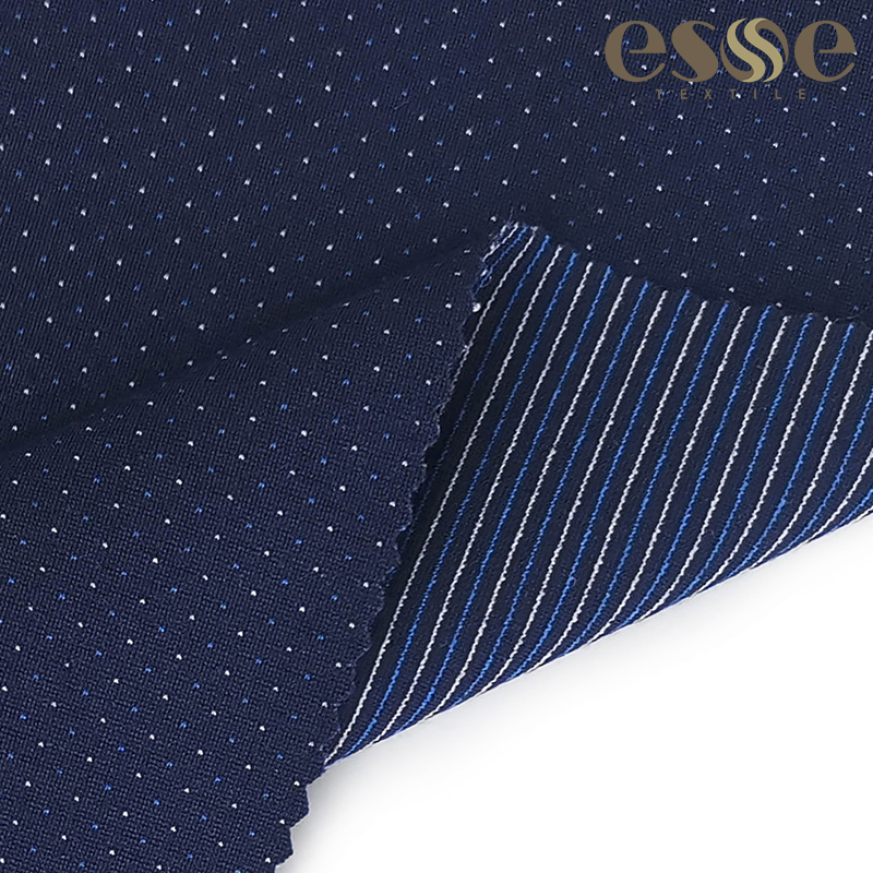 ESSE TEXTILE 40S NR dobby roma ткань siro плоская окрашенная трикотажная ткань King ponte de ROMA DOTS