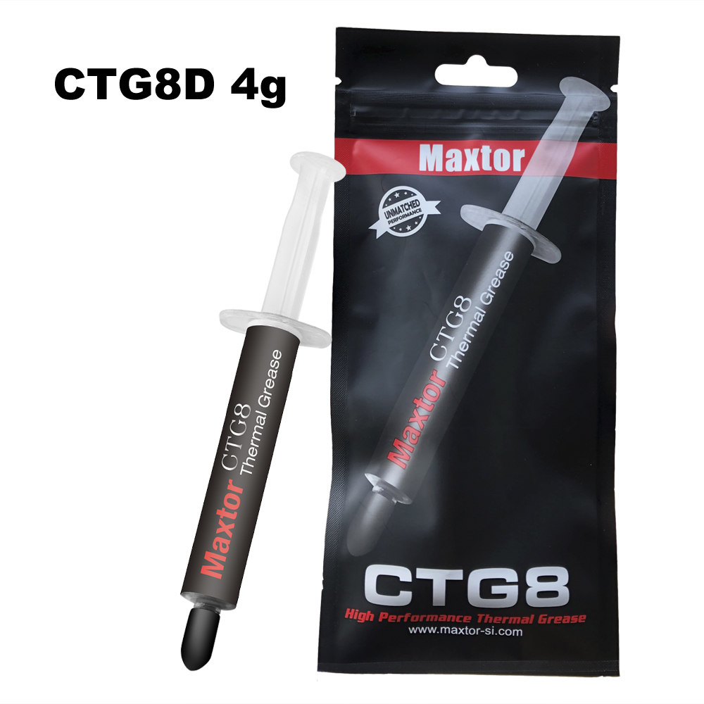 Шприц CTG8D 4g, высокопроизводительная Термопаста для PS4, композитная силиконовая проводящая Серебристая Термопаста для охлаждения ЦП и ГП