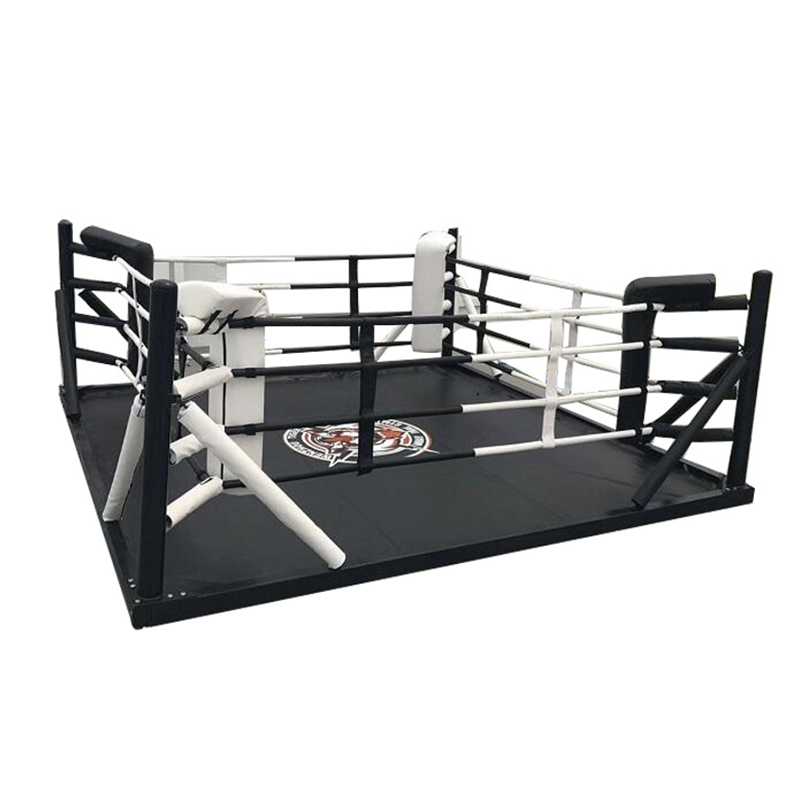 Боксерские кольца Aji Factory Pric International Floor MMA для тренировок, включая Угловые накладки, веревочные Чехлы, холщовые боксерские кольца