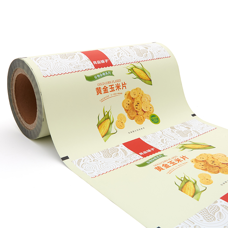 Food Film Roll Customized Printing Bopp ldpe Metalized Crisp Potato Plantain Chips Plastic Packaging Material Film