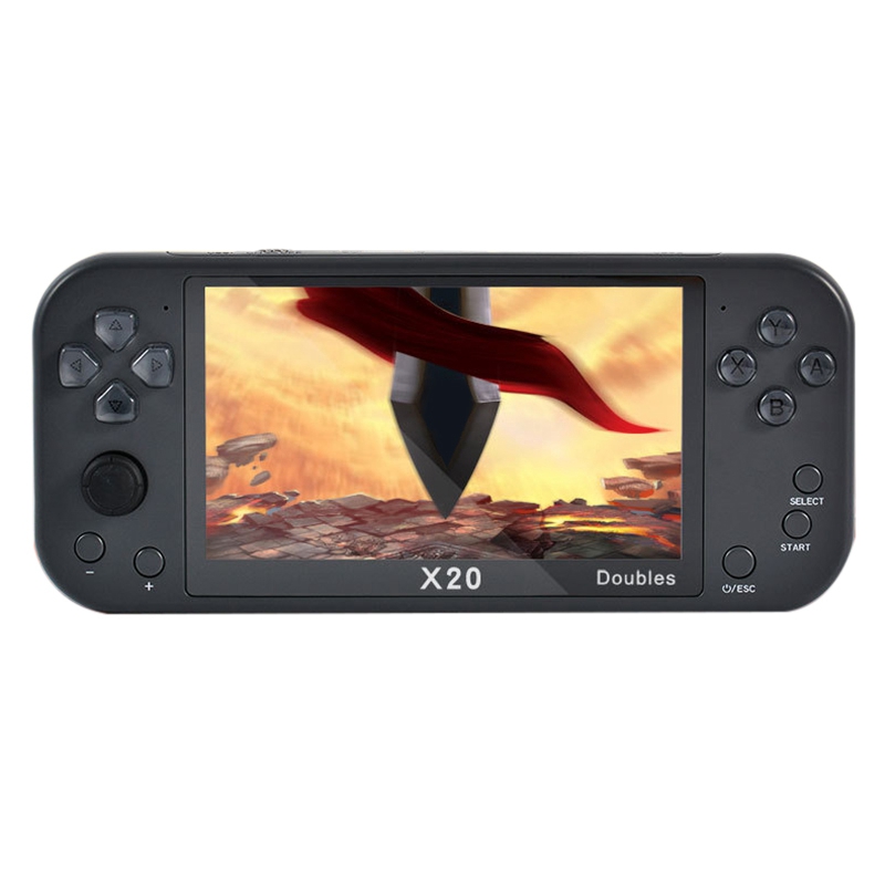 Новейшая ТВ игровая консоль X20, портативная игровая консоль, ручной игровой плеер для Psp