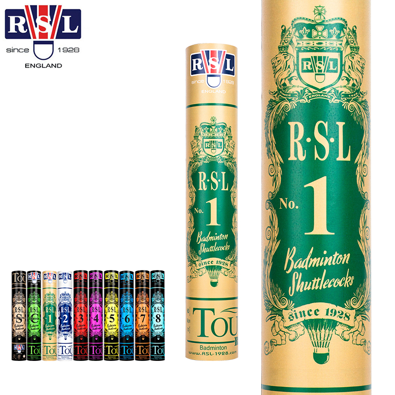 RSL No.1 класс A Тайвань Cigu утка перо бадминтон волан с волоконной доской + разбитая пробковая головка