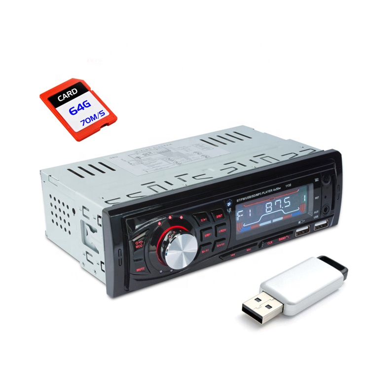 U-диск HD 1din с поддержкой громкой связи, автомобильный аудио mp3-плеер