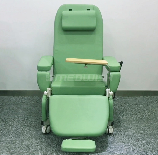 AG-XD208B China luxury multifunction 2 motors medical hospital furniture electric blood drawing donation sample collection chair