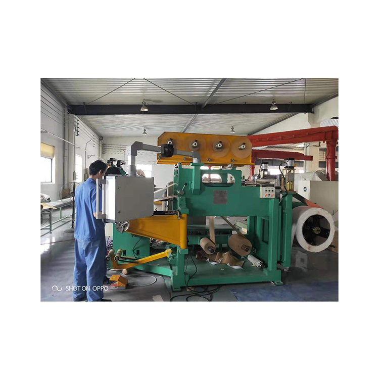 Long service life & PLC control three phrase 1400 mm Width oil immersed transformer foil winding machine