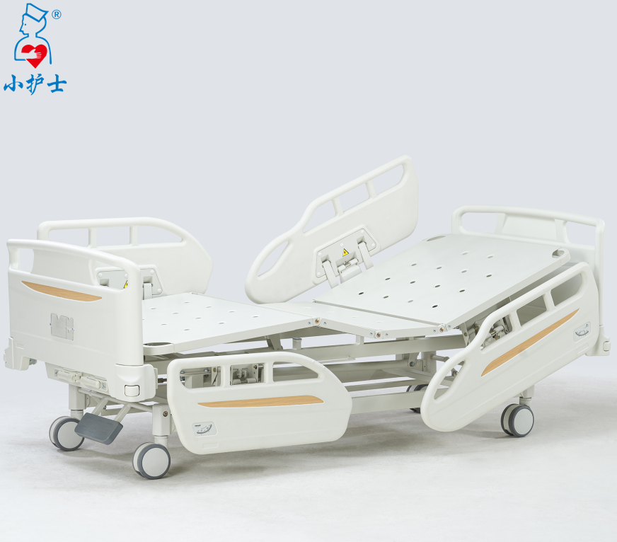A-1C1 Adjustable 3 function manual hospital bed multifunctional 3 cranks manual medical bed