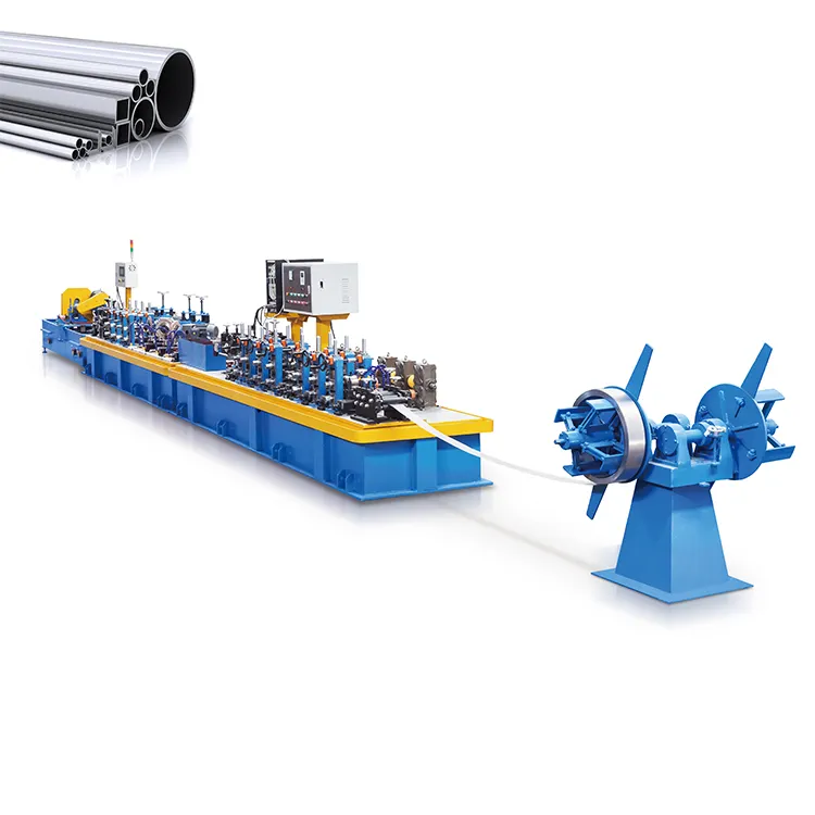 High Efficiency ERW HF Welded Tube Mill Carbon Steel Pipe Making Machine