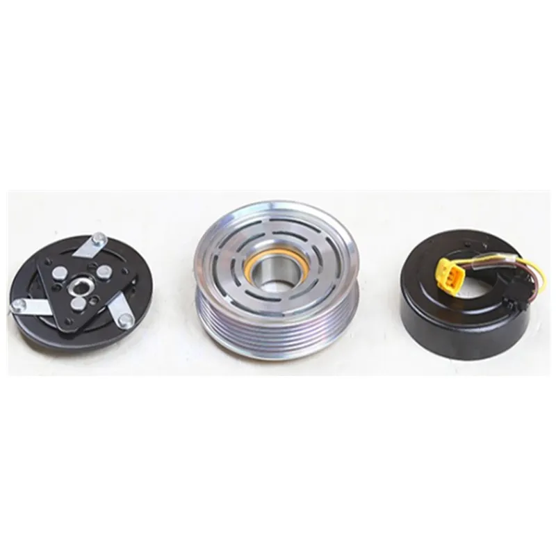 Manufacturing Air Conditioner Clutch set kit Auto Compressor AC Magnetic Clutch pulley assembly PV6 for Peugeot CITROEN C2 / C5