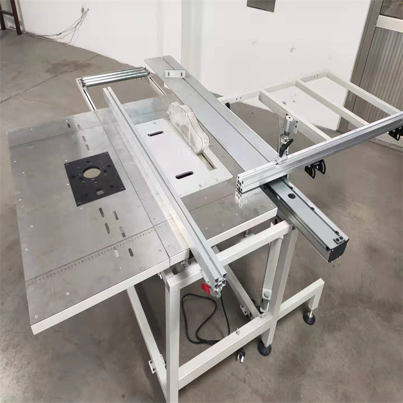 Woodworking small Swing arm precision sliding table saw wood cutting saw without-brush motor saw no noise
