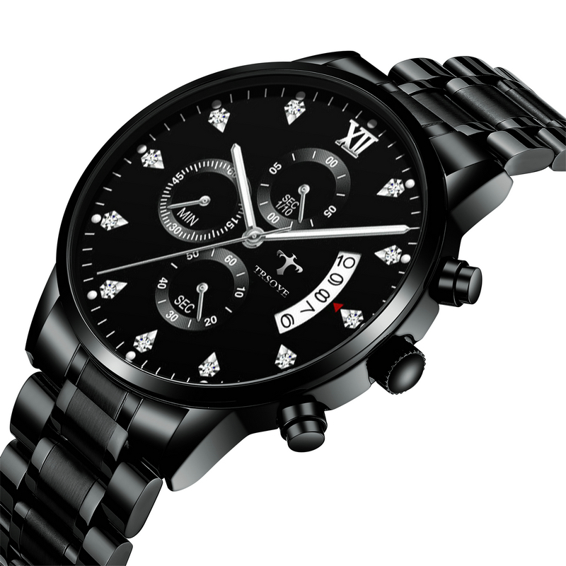 Montre часы-браслет для мужчин бренд Oem изготовленный на заказ логос водостойкой календарем для деловых Новая мода часы предварительно окрашенная оцинкованная сталь) с низкой ценой trsoye TRS081