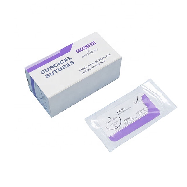 Suture Needle Medical Supplies and Equipment CE ISO Approved Rapid Medical Sterile Non Absorbable Sutures Surgical Nylon 1years