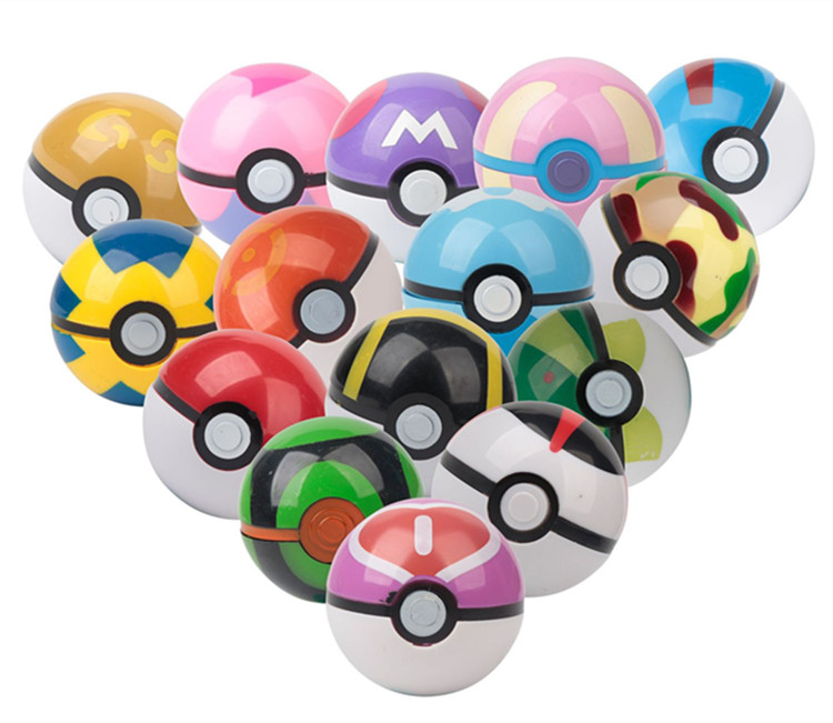 Популярная фигурка Pokeball Poke mon Ball, игра, экшн-фигурка, шарик 7 см, игрушка для подарка