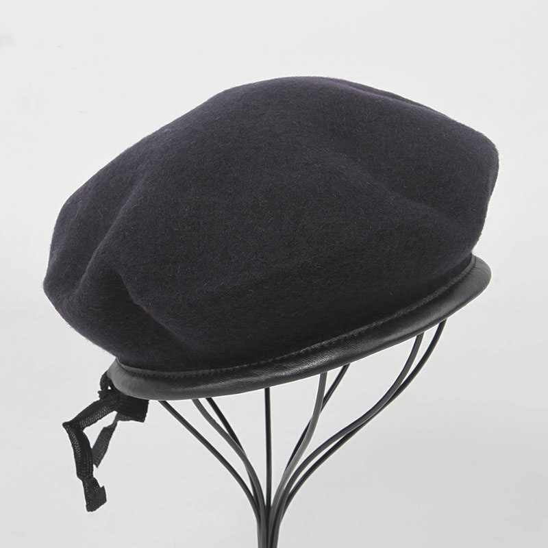 Wholesale Fashion Popular Men Wool black Tactical Military Beret
